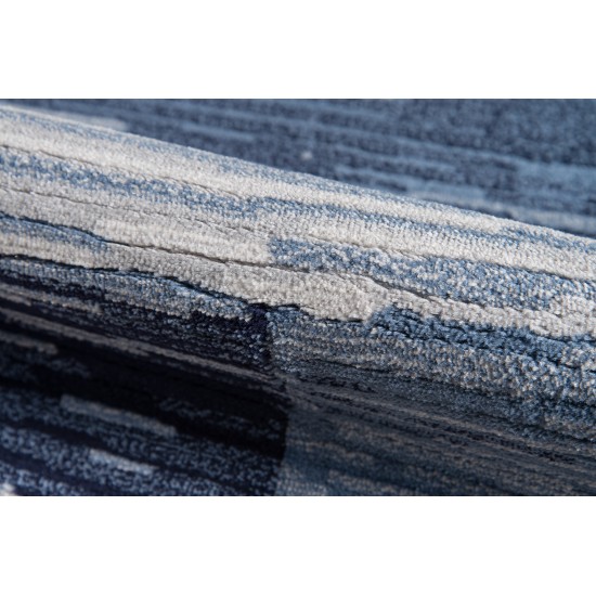 Rug, Momeni, Logan, LGN-3, Navy, 2'3" X 7'6" Runner, 44908