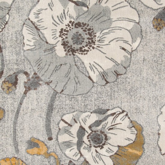 Rug, Momeni, Luxe, LX-09, Grey, 5'3" X 7'6", 32228