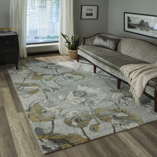 Rug, Momeni, Luxe, LX-09, Grey, 7'10" X 9'10", 32237