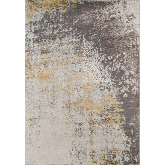 Rug, Momeni, Luxe, LX-12, Gold, 2'3" X 7'6" Runner, 32213