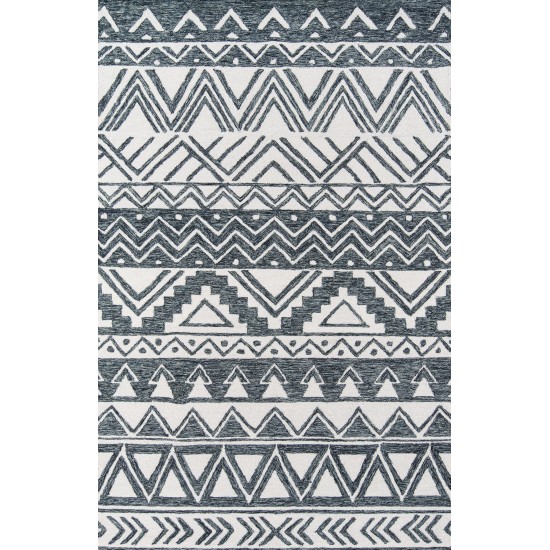 Rug, Momeni, Mallorca, MRC-3, Charcoal, 2' X 8' Runner, 43417