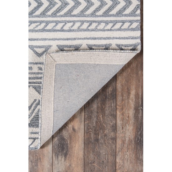 Rug, Momeni, Mallorca, MRC-5, Grey, 2' X 8' Runner, 43419