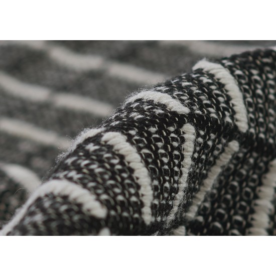 Rug, Novogratz, Malmo, MLO-2, Black, 5' X 7'6", 48674