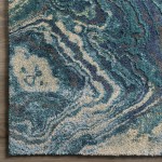 Addison Cosmo Contemporary Ocean Area Rug, 3’3" x 5’1", Ocean, ACS41OC3X5