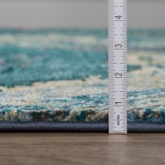 Addison Cosmo Contemporary Ocean Area Rug, 3’3" x 5’1", Ocean, ACS41OC3X5