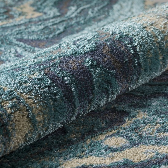 Addison Cosmo Contemporary Ocean Area Rug, 3’3" x 5’1", Ocean, ACS41OC3X5