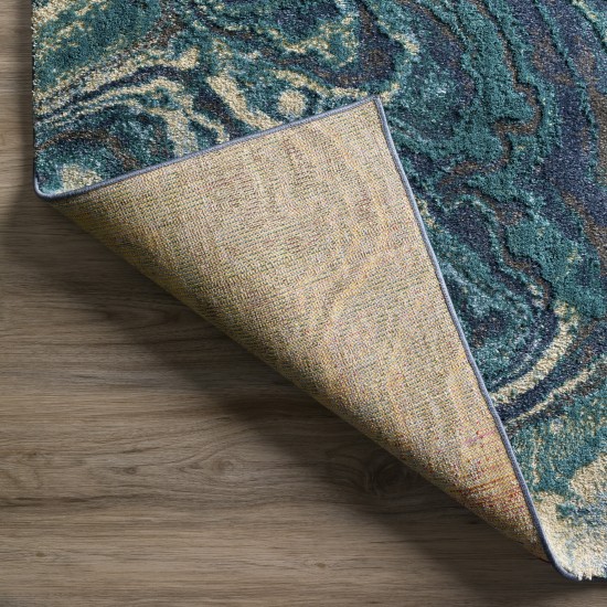 Addison Cosmo Contemporary Ocean Area Rug, 3’3" x 5’1", Ocean, ACS41OC3X5