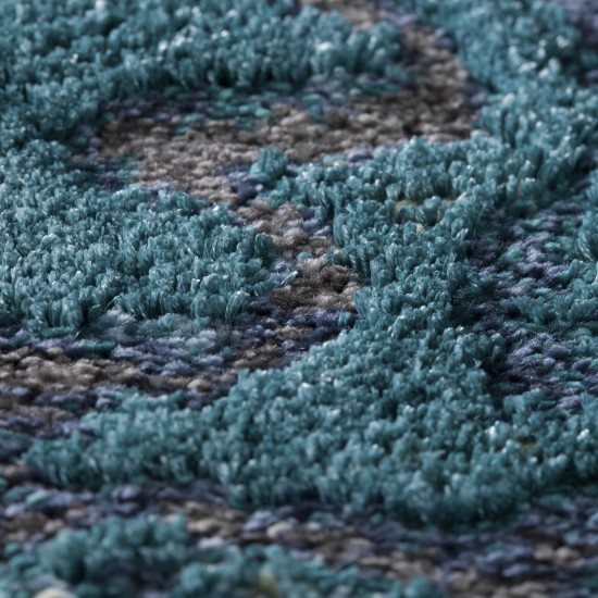 Addison Cosmo Contemporary Ocean Area Rug, 3’3" x 5’1", Ocean, ACS41OC3X5