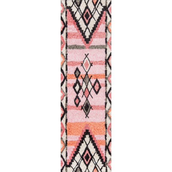 Rug, Momeni, Margaux, MGX-2, Pink, 2'3" X 8' Runner, 37186