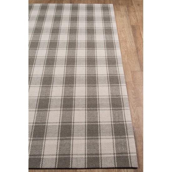 Rug, Erin Gates, Marlborough, MLB-1, Grey, 2'3" X 8' Runner, 40040