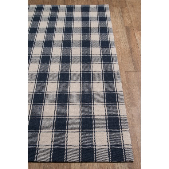 Rug, Erin Gates, Marlborough, MLB-1, Navy, 3'6" X 5'6", 40025