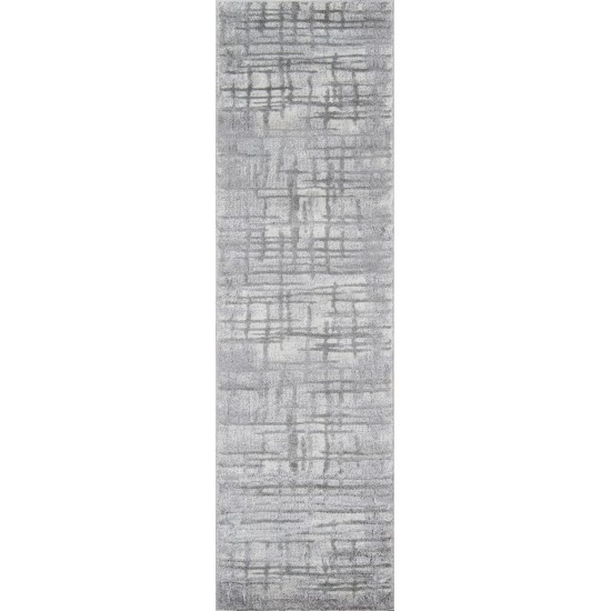 Rug, Momeni, Matrix, MTX-1, Grey, 2'3" X 7'6" Runner, 39547