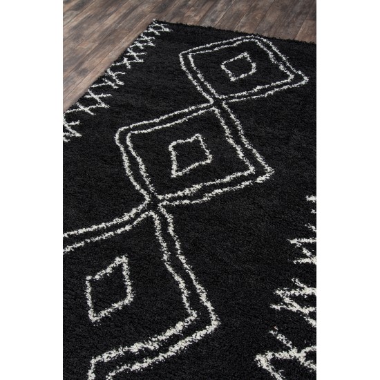 Rug, Momeni, Maya, MAY-1, Black, 2'3" X 7'6" Runner, 31717