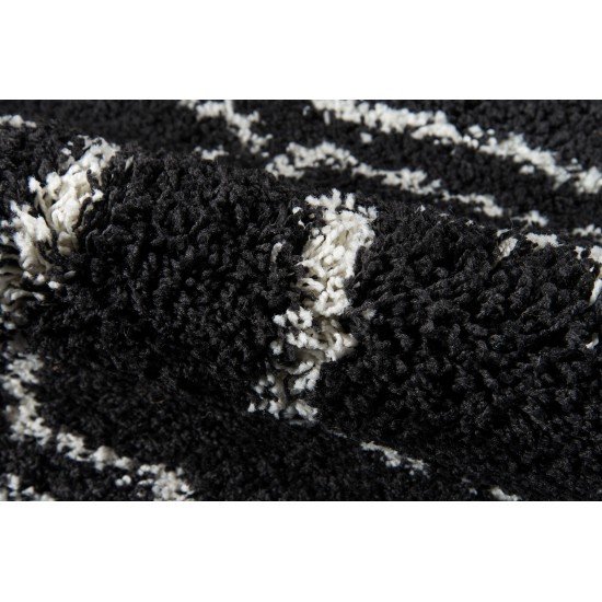 Rug, Momeni, Maya, MAY-1, Black, 5'3" X 7'6", 30847