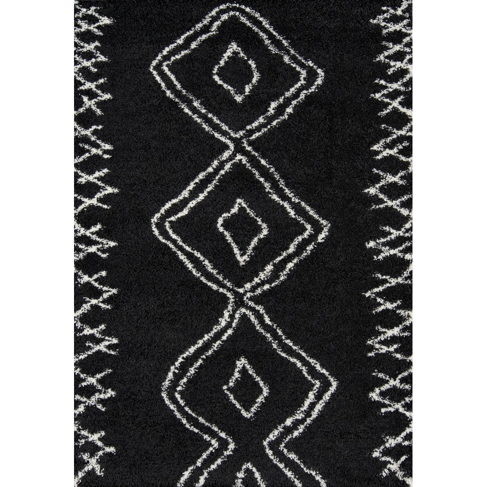 Rug, Momeni, Maya, MAY-1, Black, 7'10" X 9'10", 30857 Rug, Momeni, Maya, MAY-1, Black, 7'10" X 9'10", 30857