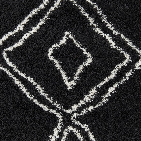 Rug, Momeni, Maya, MAY-1, Black, 7'10" X 9'10", 30857