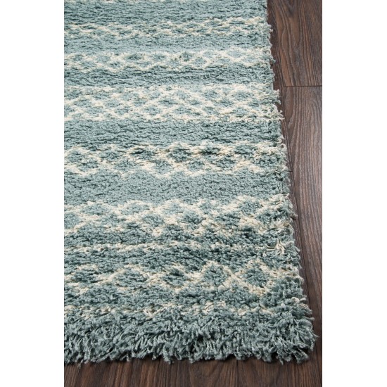 Rug, Momeni, Maya, MAY-3, Blue, 2'3" X 7'6" Runner, 32363