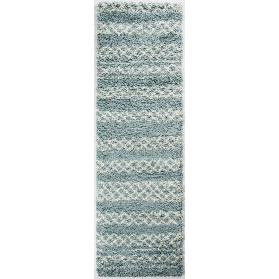 Rug, Momeni, Maya, MAY-3, Blue, 2'3" X 7'6" Runner, 32363