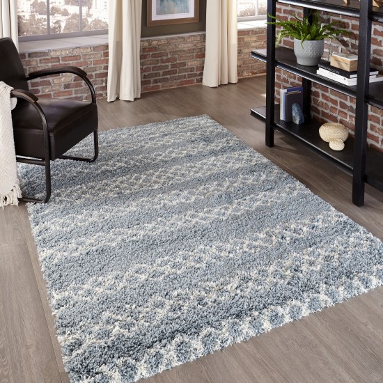 Rug, Momeni, Maya, MAY-3, Blue, 7'10" X 9'10", 32376