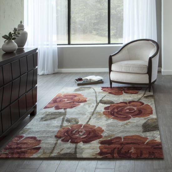 Rug, Momeni, Millennia, MI-10, Red, 5' X 8', 31169