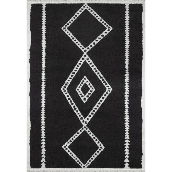 Rug, Momeni, Monaco, MOA-7, Black, 2' X 3', 47393