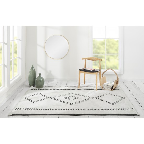 Rug, Momeni, Monaco, MOA-7, Ivory, 7'6" X 9'6", 47212