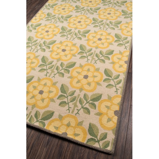 Rug, Momeni, Newport, NP-07, Yellow, 2' X 3', 30041