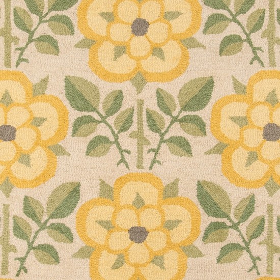 Rug, Momeni, Newport, NP-07, Yellow, 2'3" X 8' Runner, 30104