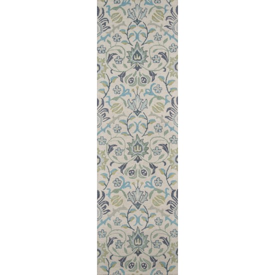 Rug, Momeni, Newport, NP-12, Blue, 5' X 8', 30035