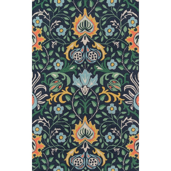 Rug, Momeni, Newport, NP-12, Navy, 2'3" X 8' Runner, 40993