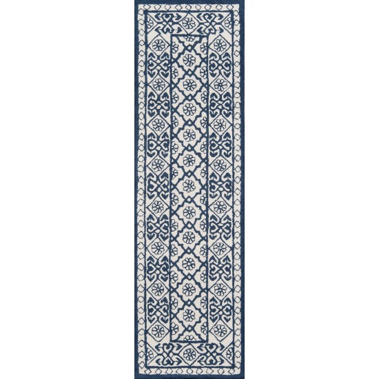 Rug, Momeni, Newport, NP-17, Blue, 2'3" X 8' Runner, 33305