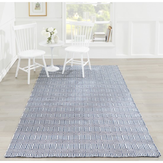 Rug, Erin Gates, Newton, NWT-1, Navy, 3'6" X 5'6", 44522