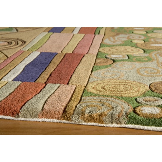 Rug, Momeni, New Wave, NW-02, Multi, 2'6" X 8' Runner, 66105