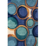 Rug, Momeni, New Wave, NW133, Blue, 2'6" X 8' Runner, 20639