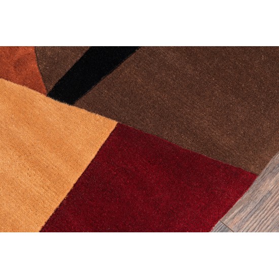 Rug, Momeni, New Wave, NW-22, Pomegranate, 2'6" X 8' Runner, 83493