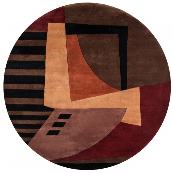 Rug, Momeni, New Wave, NW-22, Pomegranate, 2'6" X 8' Runner, 83493