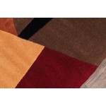 Rug, Momeni, New Wave, NW-22, Pomegranate, 3'6" X 5'6", 83358