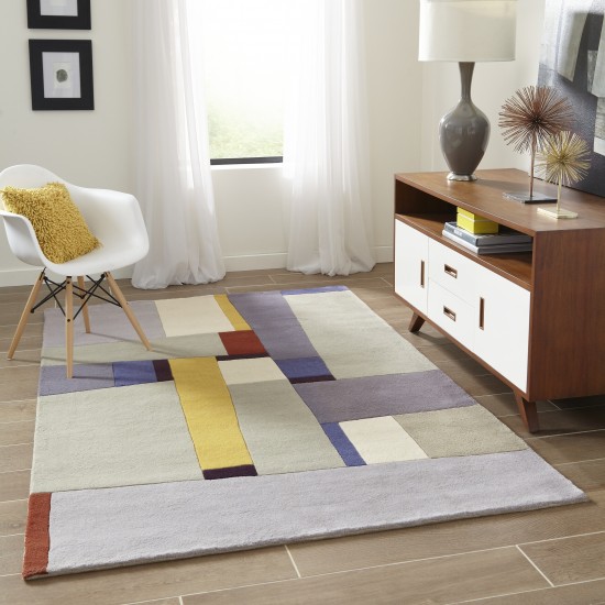 Rug, Momeni, New Wave, NW-23, Grey, 3'6" X 5'6", 83349