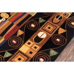 Rug, Momeni, New Wave, NW-33, Black, 2'6" X 8' Runner, 90447