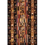 Rug, Momeni, New Wave, NW-33, Black, 5'9" X 5'9" Round, 90443