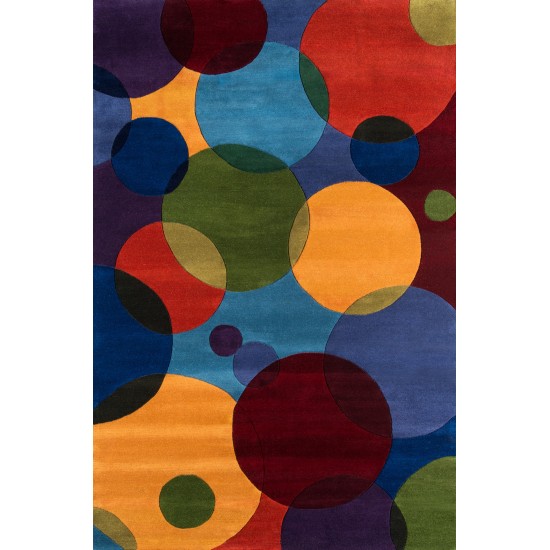 Rug, Momeni, New Wave, NW-37, Multi, 2'6" X 8' Runner, 93699