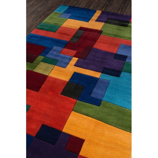 Rug, Momeni, New Wave, NW-49, Multi, 2'6" X 8' Runner, 93772