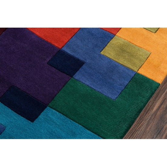 Rug, Momeni, New Wave, NW-49, Multi, 2'6" X 8' Runner, 93772