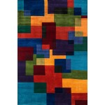 Rug, Momeni, New Wave, NW-49, Multi, 5\'3" X 8\', 93774