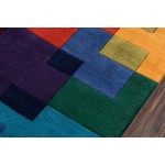 Rug, Momeni, New Wave, NW-49, Multi, 5'9" X 5'9" Round, 94195