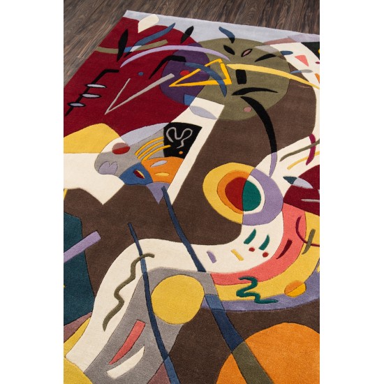 Rug, Momeni, New Wave, NW-61, Multi, 3'6" X 5'6", 95112