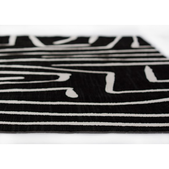 Rug, Momeni, Noho, NO-04, Black, 2' X 3', 49672