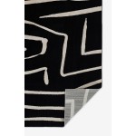 Rug, Momeni, Noho, NO-04, Black, 2'3" X 7'6" Runner, 49683