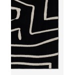 Rug, Momeni, Noho, NO-04, Black, 5'3" X 7'6", 49695