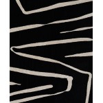 Rug, Momeni, Noho, NO-04, Black, 5'3" X 7'6", 49695